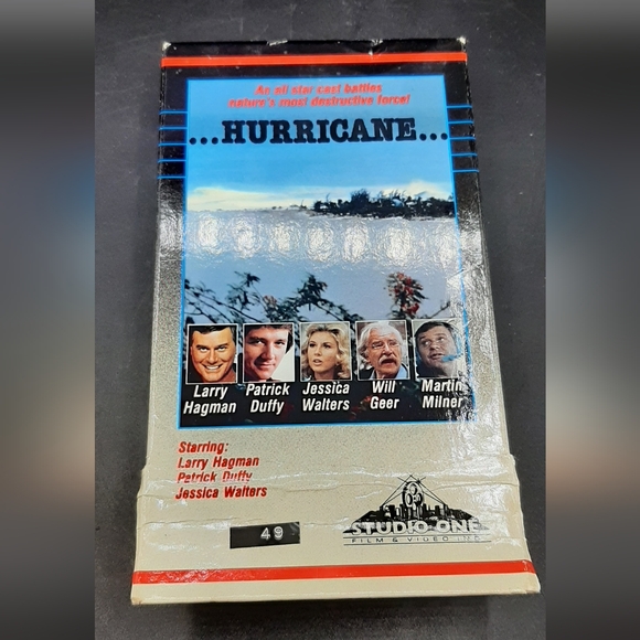 Vintage Betamax Earthquake 1981 & Hurricane 1985 Movies 2 Tapes in Sleeve - Picture 4 of 6